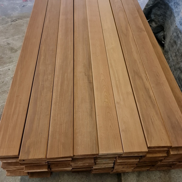 Thermowood Aspen Sauna Bench Slats 25 x 105 mm