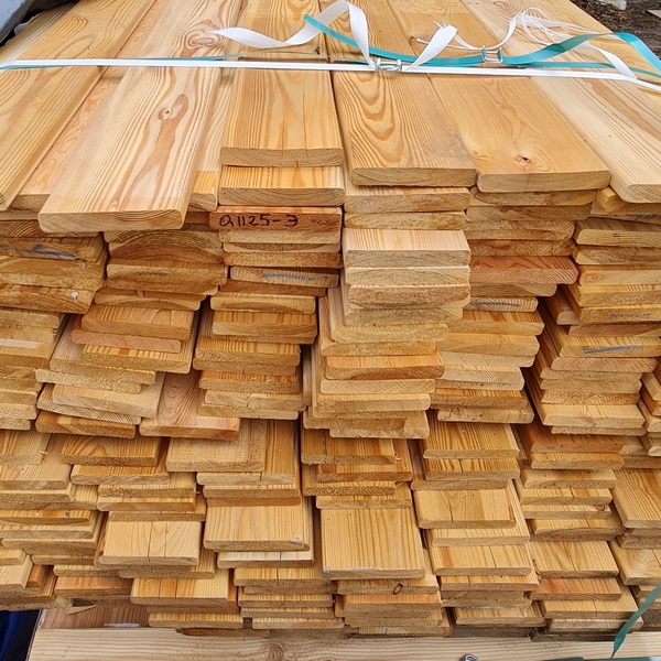 Siberian Larch Facade Cladding Trim Boards 20x120 mm