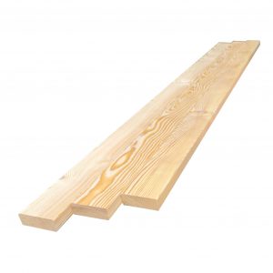 Sibirische Lärche, Thermoholz 7 Siberian Larch Facade Cladding Rhombus 19 x 68 mm 15° incline