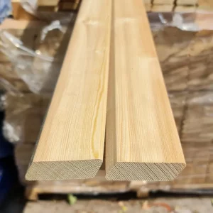 Siberian Larch Facade Cladding Rhombus 21 x 68 mm