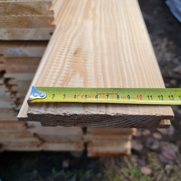 Siberian Larch Tongue and Groove Facade Cladding 20x140 mm